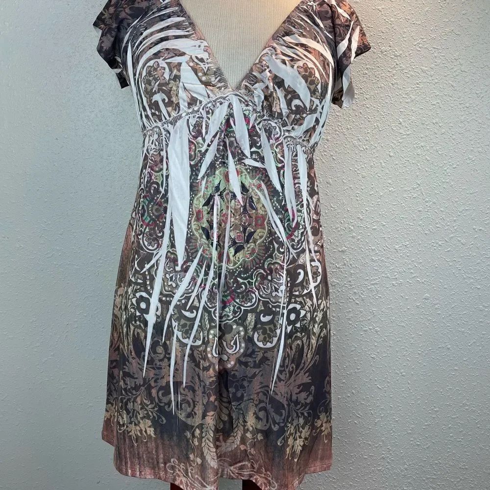 EUC American Dream Womens Top with Lace and Open Back Size S